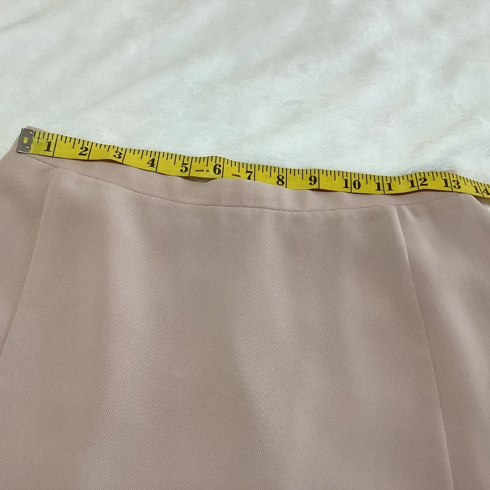 J. Crew Ruffle Hem Swing Mini Skirt Size 2 Blush Pink Flouncy Feminine